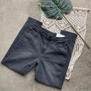 New American Eagle Washed Black Mom Jean Size 4